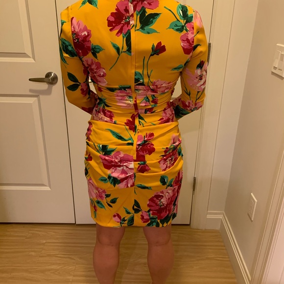 DOLCE GABBANA SILK FLORAL DRESS - Picture 7 of 9